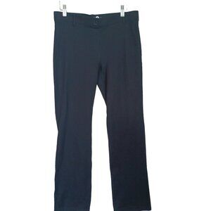 Betabrand Pants Classic Black Straight Leg Yoga Dress Stretch Womens Med Petite